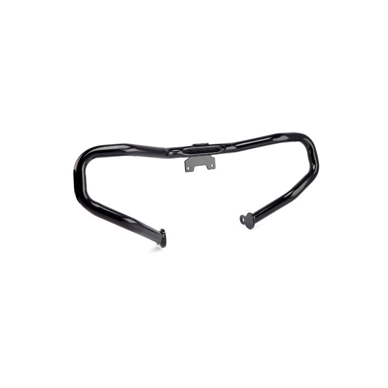 Front engine guard. Chopped, black 15-23 FLTR Road Glides (excl. 2023 FLTRXSE & models with fairing lowers)