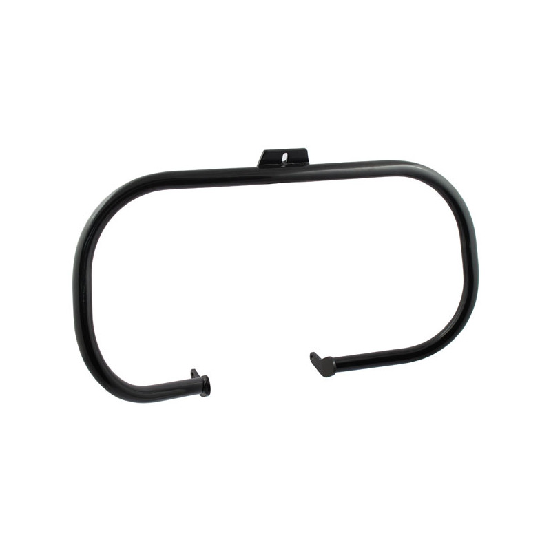 Front engine guard, black 00-17 FLST Softails