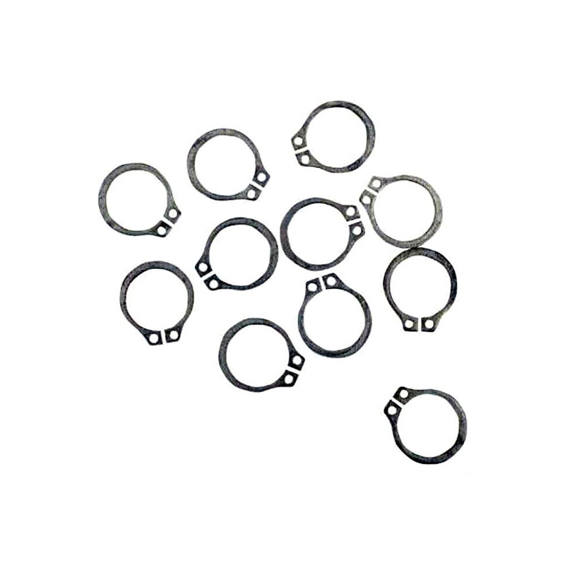 Retaining ring, clutch & brake lever pin / pushrod 82-23 various B.T. 82-03(NU)XL 02-05(NU)V-Rod: Clutch & brake lever pivot pin