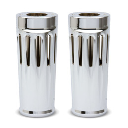 Arlen Ness, Deep Cut fork boots +2". Chrome 14-23 Touring