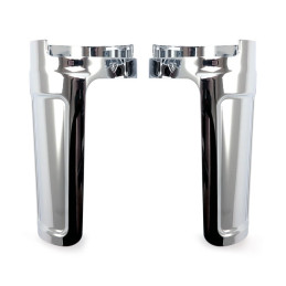Arlen Ness Method performance fork slider covers, chrome 14-23 Touring