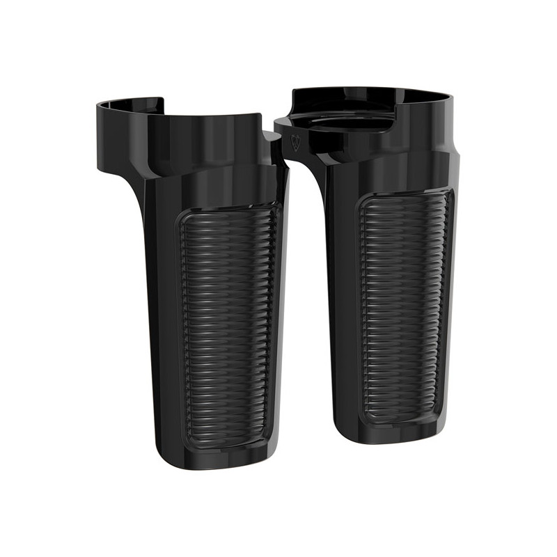 Arlen Ness, Method performance fork slider covers. Black 14-23 Touring