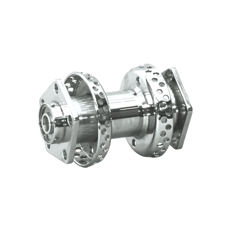 Dual flange hub 80 spokes. Chrome 80-83 FXWG & custom applications