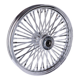 MCS Radial 48 fat spoke front wheel 2.15 x 19 DF chrome Custom applications