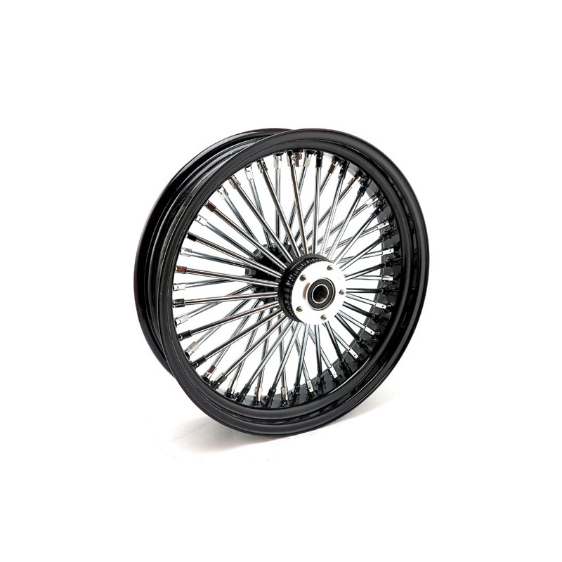 MCS Radial 48 fat spoke rear wheel 4.25 x 18 black 06-07 Dyna (NU)