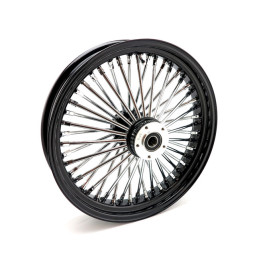 Koło przednie MCS Radial 48 fat spoke 3.50 x 18 DF czarne 00-07 Touring 02-07 Vrod (tylko dla modelu i rocznika)