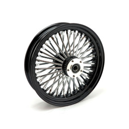MCS Radial 48 fat spoke rear wheel 3.50 x 16 black 06-07 Dyna 02-07 Touring 05-07 XL (NU)