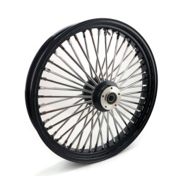 MCS Radial 48 fat spoke front wheel 3.50 x 23 DF black Custom applications