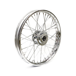 2.15 x 21 front wheel 40 spokes chrome 08-20 XL ABS (excl. 11-20 XL883L 883R 1200X/T)(ABS) 