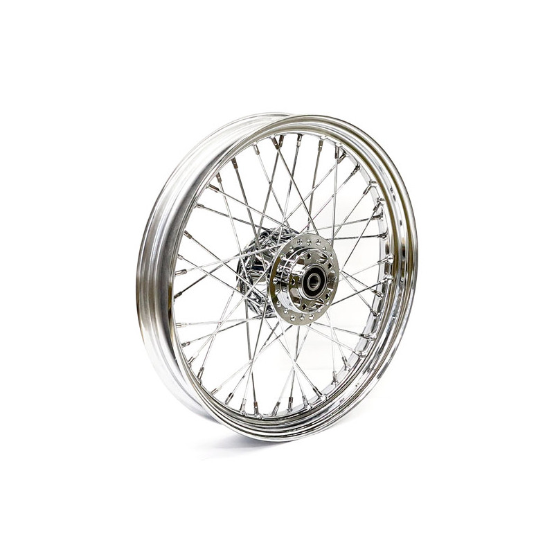 Koło przednie chromowane 2.50 x 19, 40 szprych, 06-07 XL (tylko dla modelu i rocznika)