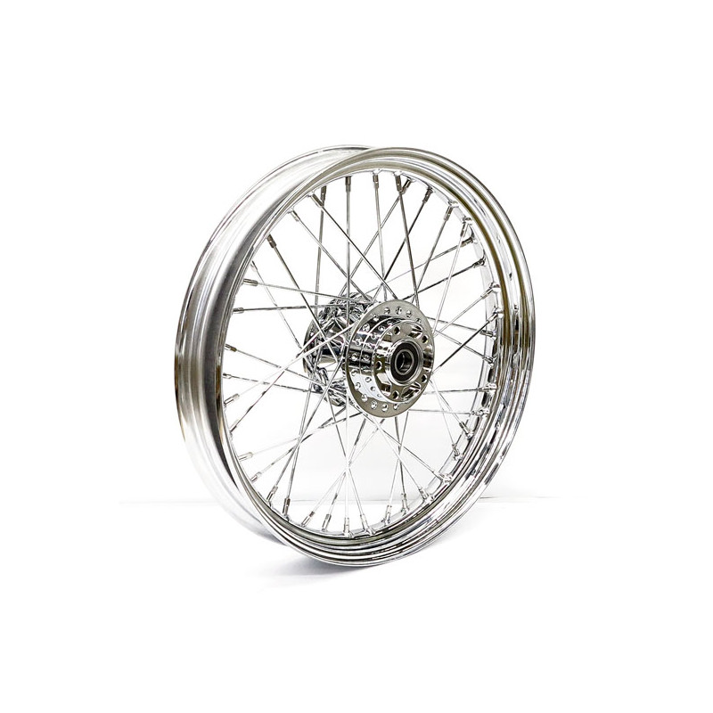 2.50 x 19 front wheel 40 spokes chrome 12-17 FXD (ABS)(NU)