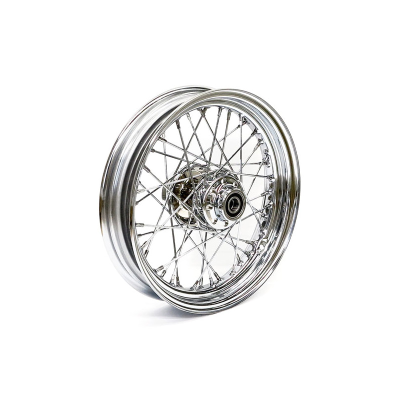 Koło przednie 3.00 x 16 40 szprych chromowane 12-17 FLST/C/F/N (ABS)