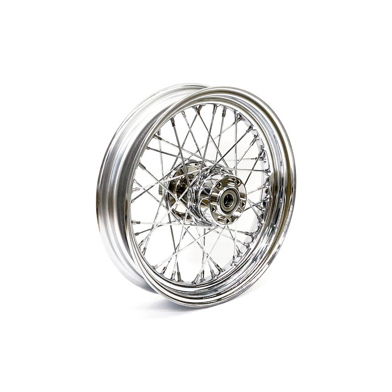 3.00 x 16 front wheel 40 spokes chrome 08-17 FLT FLHT FLHR FLTR FLHX (ABS)