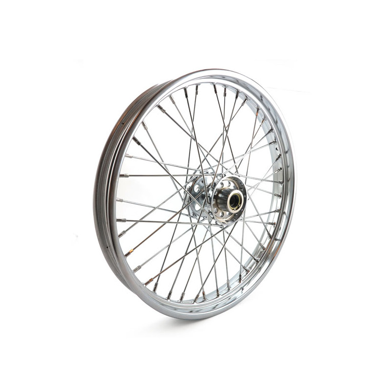 2.15 x 21 front wheel 40 spokes chrome 36-66 FL (NU)