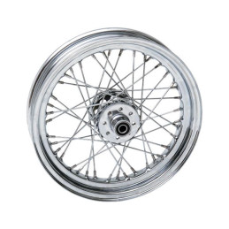3.00 x 16 rear wheel 40 spokes chrome 57-78 XL 54-56 K models