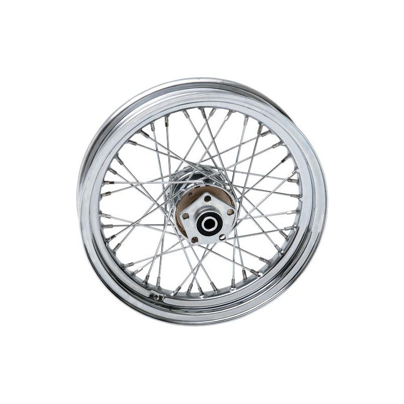 3.00 x 16 rear wheel 40 spokes chrome 84-85 FXST 82-86 FXWG FXSB FXE 82-85 FXR XL