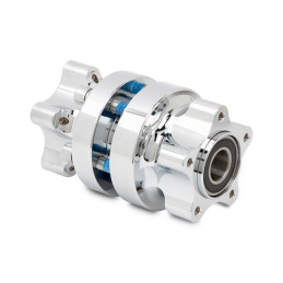 Ness wheel hub front chrome DF Softail: 18-20(NU)FXFB Fat Bob 107 18-23 FXFBS Fat Bob 114