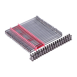 Komplet szprych 21", 175mm. Chrom 64-72 XL 71-72 FX - bębnowe hamulce