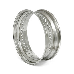 STAINLESS RIM 6.00 X 18. 80 SPOKE 