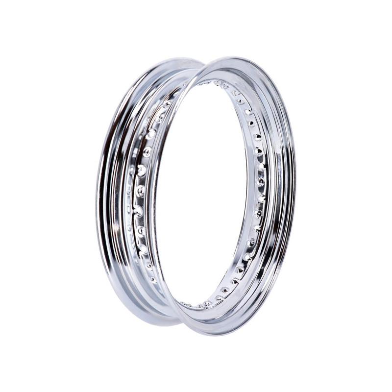 CHROME DROPCENTER RIM, 3.00 X 16 
