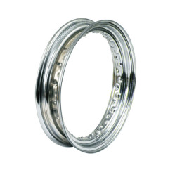 CHROME DROPCENTER RIM, 3.00 X 16 