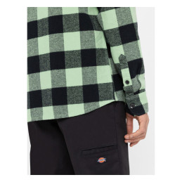 Dickies Sherpa podšívkovaná košeľa Sacramento zelená S