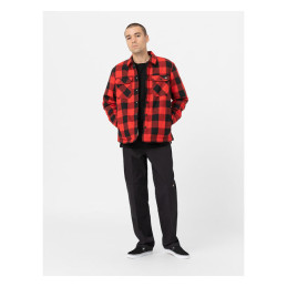 Риза Dickies Sacramento с подплата от шерпа червена L