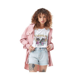 Koszulka z nadrukiem Von Dutch biała damska M