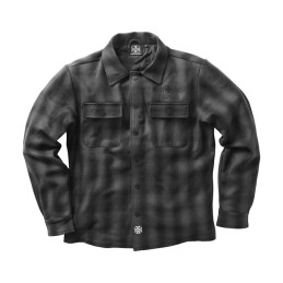 WCC Wool lined Plaidshirt charcoal/black M