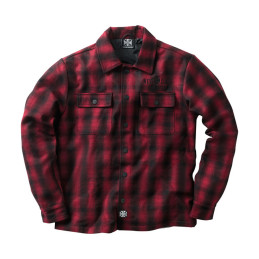 WCC Wool lined Plaidshirt red/black XL