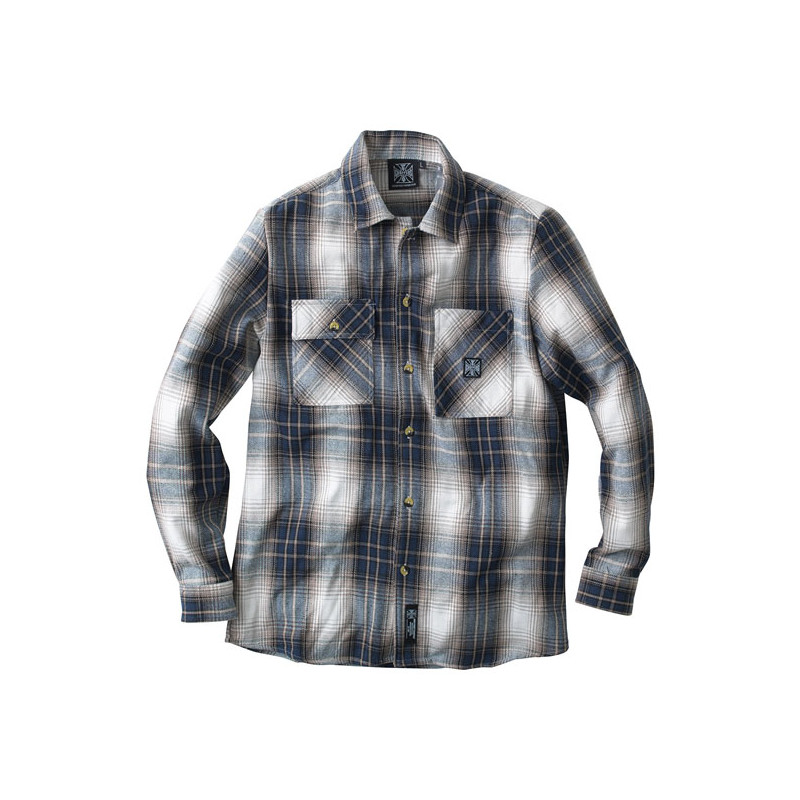 WCC riser shirt brown/blue XL