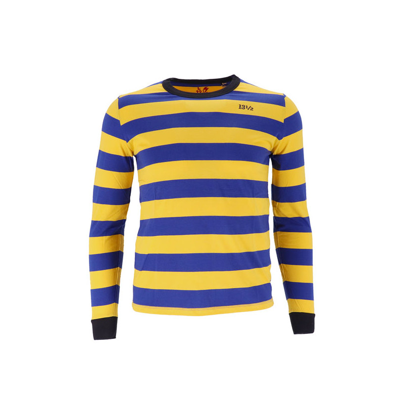 13 1/2 Za Kierownicą koszulka długi rękaw żółto/niebieska XL