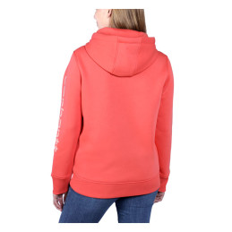 Carhartt Logo Sleeve women hoodie bittersweet XL