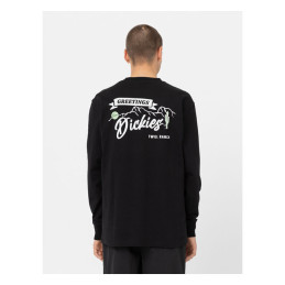 Tricou cu mânecă lungă Dickies Dighton negru M