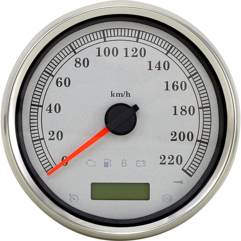 SPEEDOMETER SILVER KPH 5 