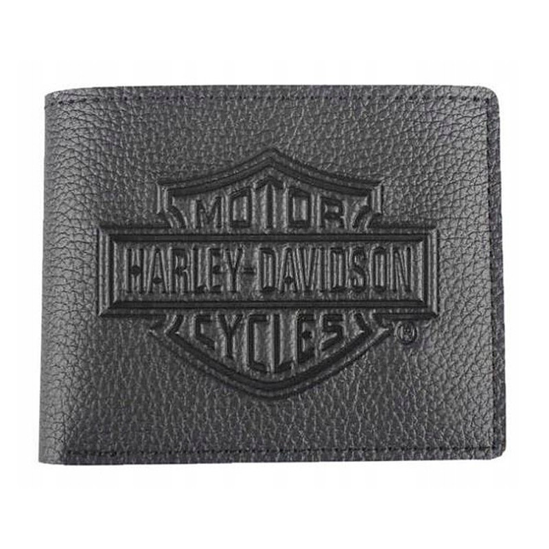 Harley-Davidson portfel na karty płatnicze Skóra