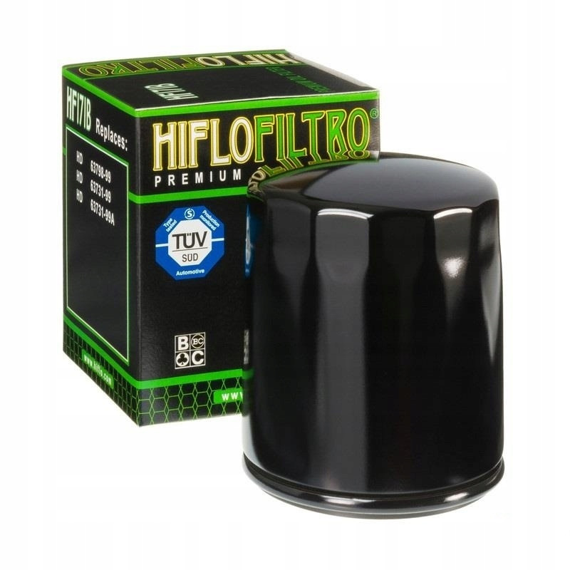 Filtr oleju Czarny Hiflo HF171B Harley FLHR, FLHT