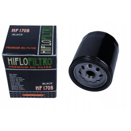 HIFLO Filtr oleju czarny HARLEY Sportster 86-06