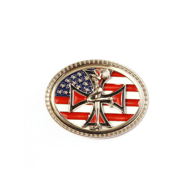 Klamra do paska USA FLAG WITH CROSS BUCKLE Harley