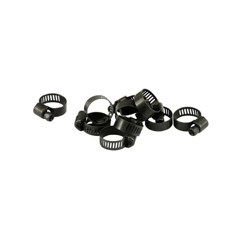 Cybant zacisk wężyka paliwa czarny 16mm HARLEY