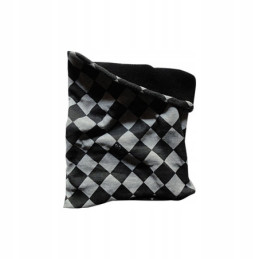 Motocyklová šátek bandana nákrčník 2v1 černá