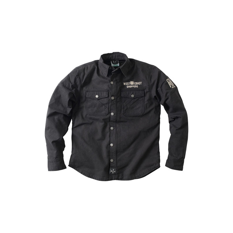 Camisa de montar WCC Forjada negra 2XL
