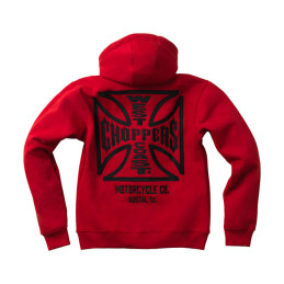 WCC Og Atx Zip mikina červená 2XL