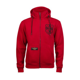 WCC Og Atx Zip mikina s kapucí červená XL