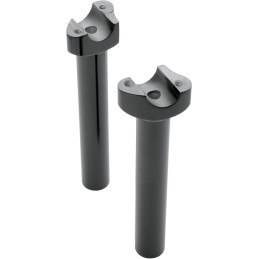 Elevaadores Rectos 8" Negro para Motocicletas
