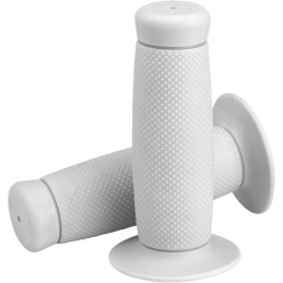 Manere RENGDE 7/8" ALBE pentru motociclete