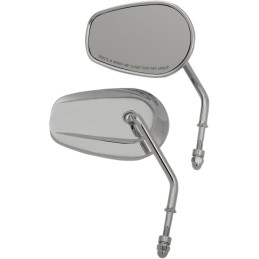 Oglinzi Replica cu Tulpină Scurtă Chrome
