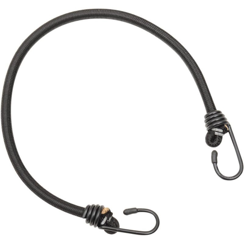 Cuerda elástica negra 24" 2 ganchos