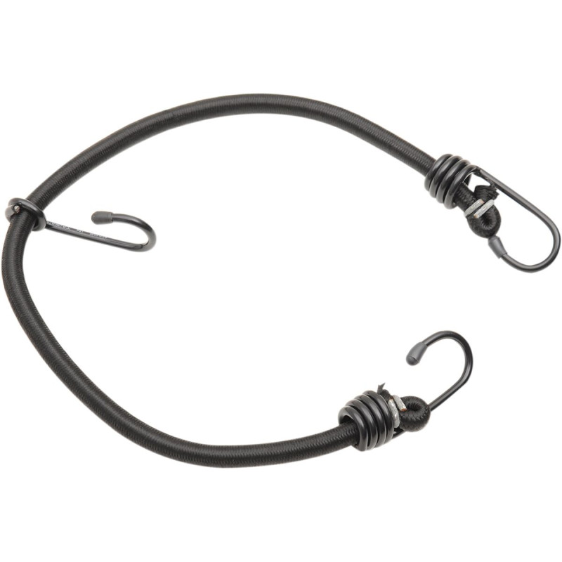 Cuerda elástica negra de 24" con 3 ganchos