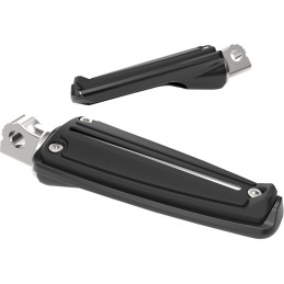 FOOTPEG RAIL W/MNT BLK 